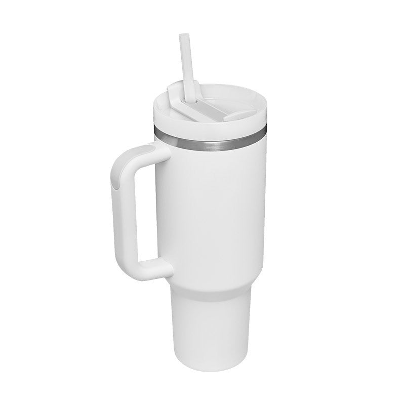 40oz Insulated Tumbler with Handle, Straw, and Lid - Life Hack Mart