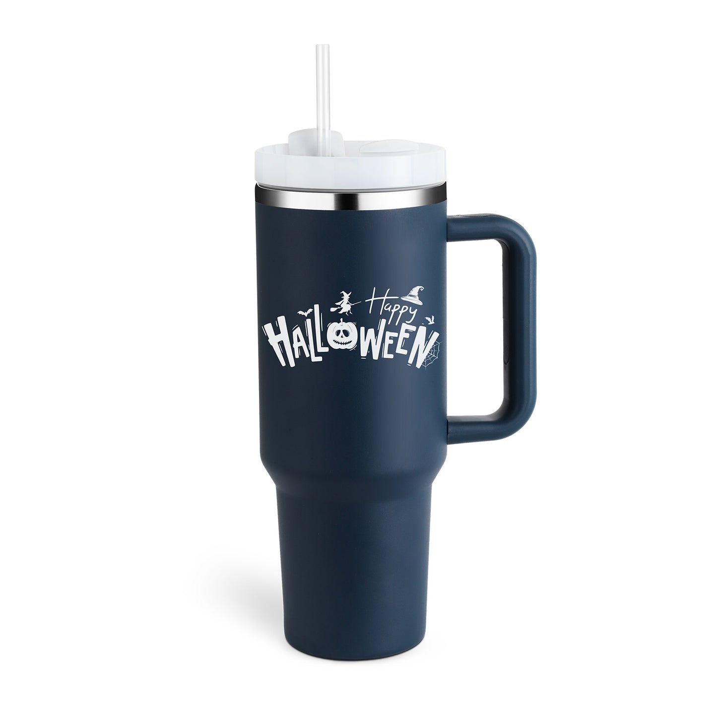 40oz Insulated Tumbler with Handle, Straw, and Lid - Life Hack Mart