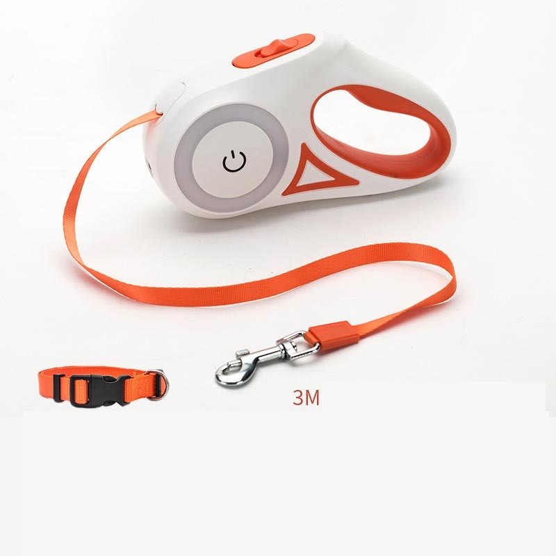 Retractable Dog Leash & Collar Set for Small Pets - Life Hack Mart