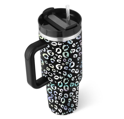40oz Insulated Tumbler with Handle, Straw, and Lid - Life Hack Mart