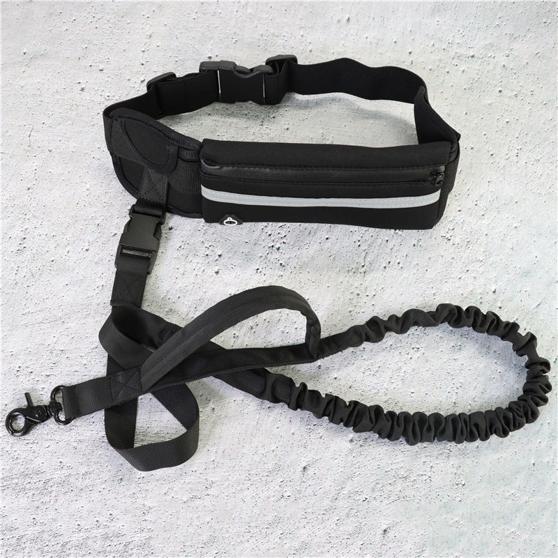 Hands-Free Dog Leash with Bungee, Phone & Bottle Holder - Life Hack Mart