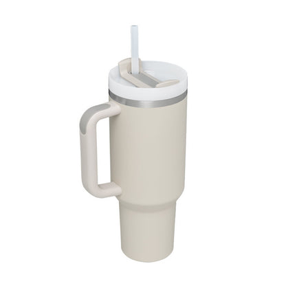 40oz Insulated Tumbler with Handle, Straw, and Lid - Life Hack Mart