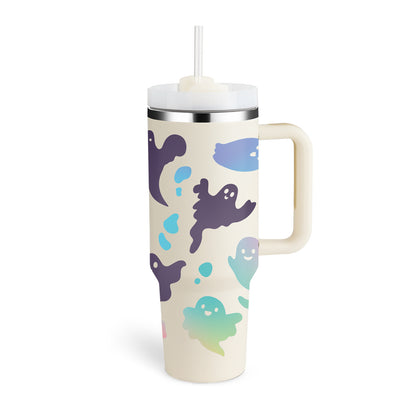 40oz Insulated Tumbler with Handle, Straw, and Lid - Life Hack Mart