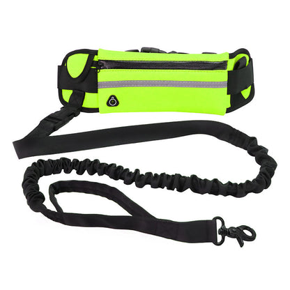 Hands-Free Dog Leash with Bungee, Phone & Bottle Holder - Life Hack Mart