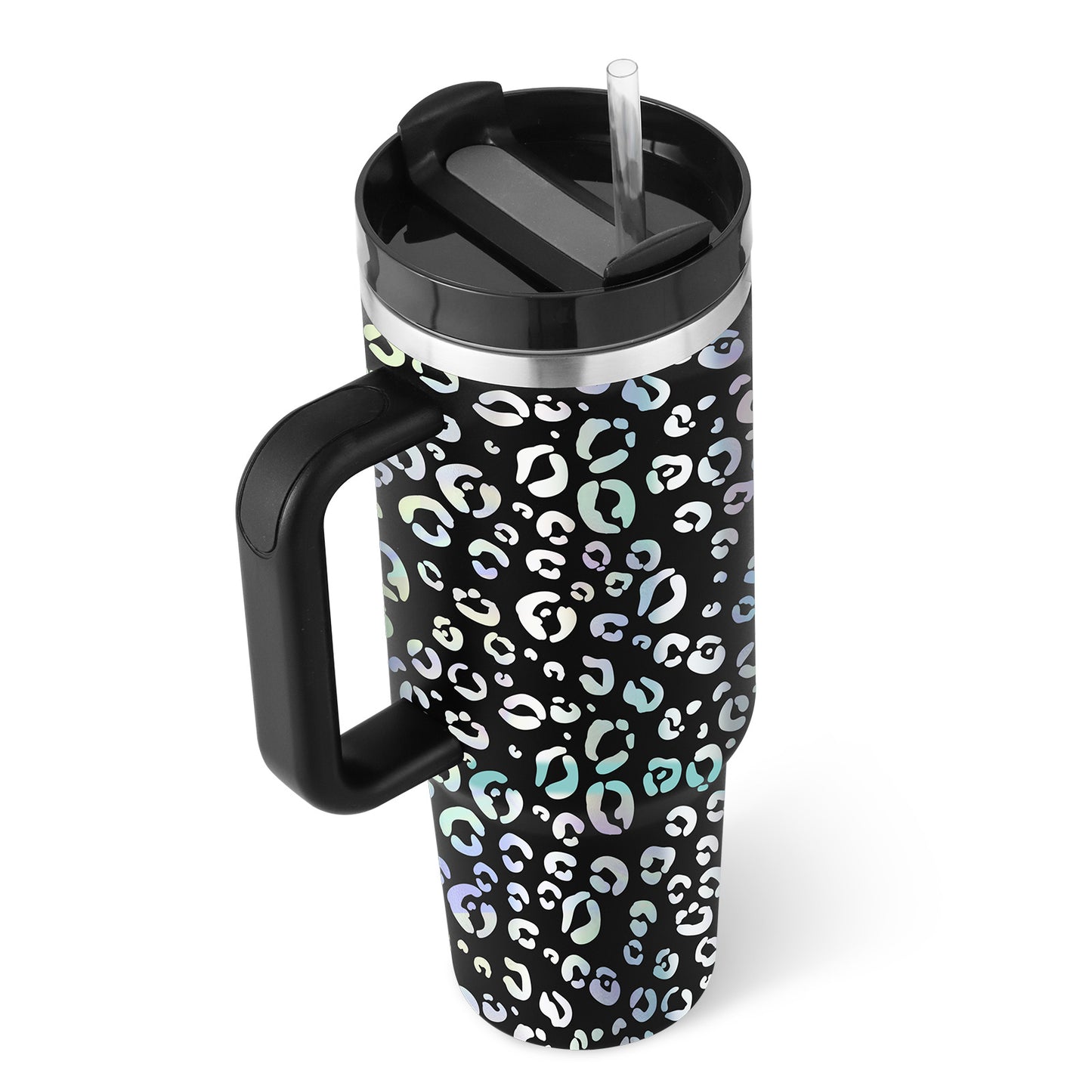 40oz Insulated Tumbler with Handle, Straw, and Lid - Life Hack Mart