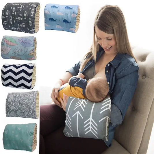 Adjustable Cotton Nursing Arm Pillow for Comfortable Baby Breastfeeding - Life Hack Mart