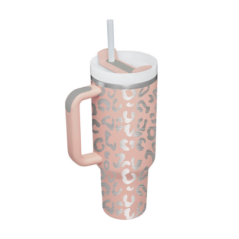 40oz Insulated Tumbler with Handle, Straw, and Lid - Life Hack Mart