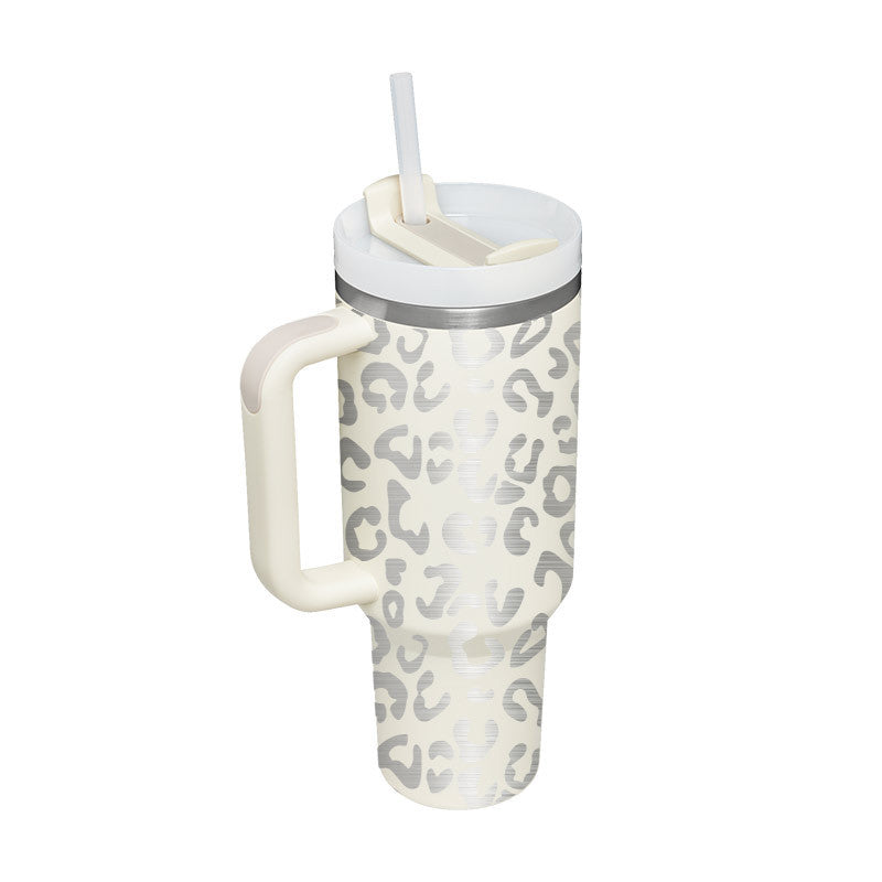 40oz Insulated Tumbler with Handle, Straw, and Lid - Life Hack Mart