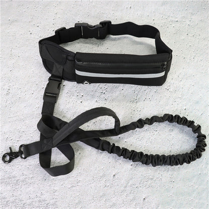 Hands-Free Dog Leash with Bungee, Phone & Bottle Holder - Life Hack Mart