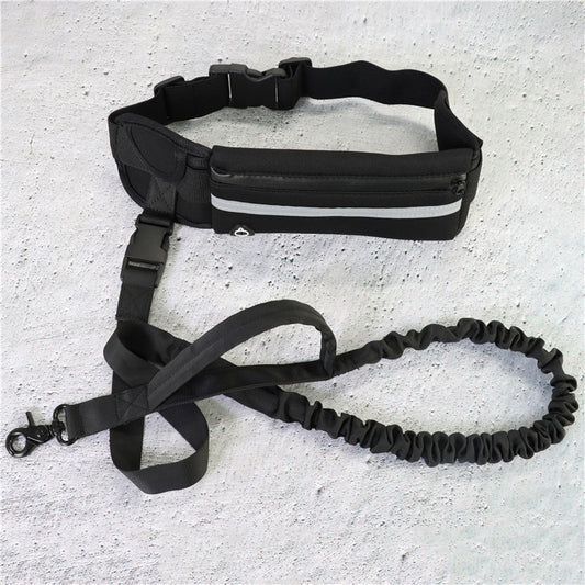 Hands-Free Dog Leash with Bungee, Phone & Bottle Holder - Life Hack Mart