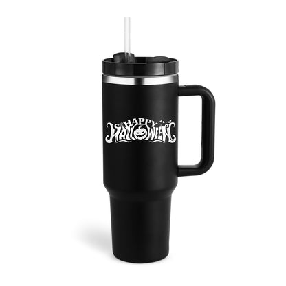 40oz Insulated Tumbler with Handle, Straw, and Lid - Life Hack Mart