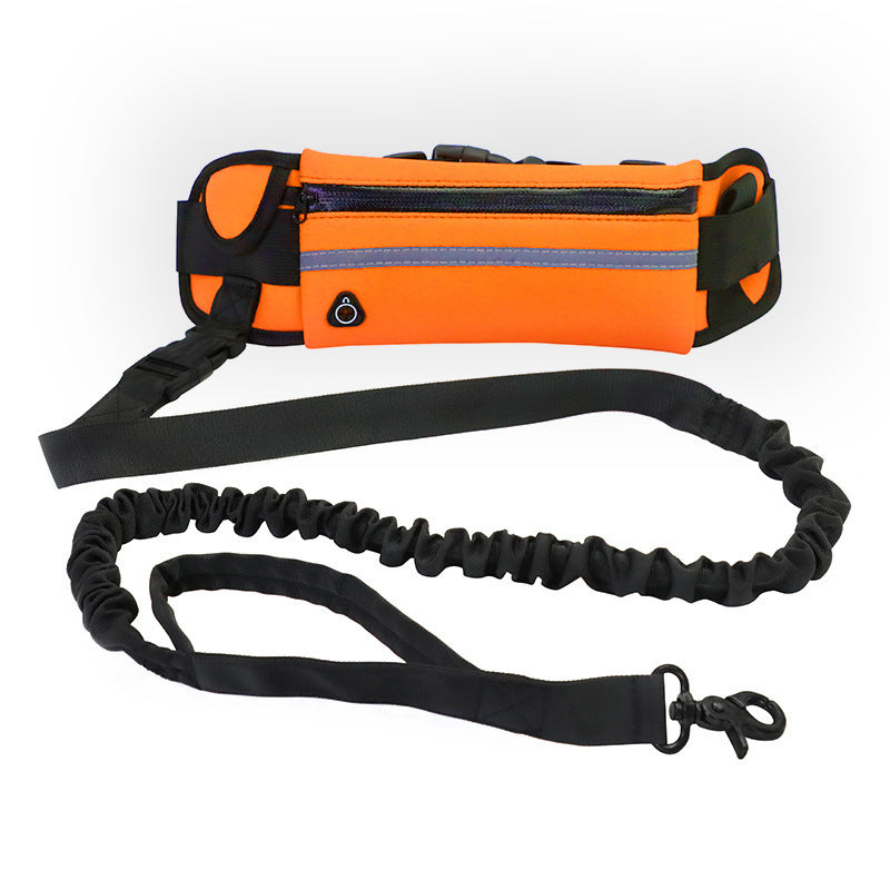 Hands-Free Dog Leash with Bungee, Phone & Bottle Holder - Life Hack Mart
