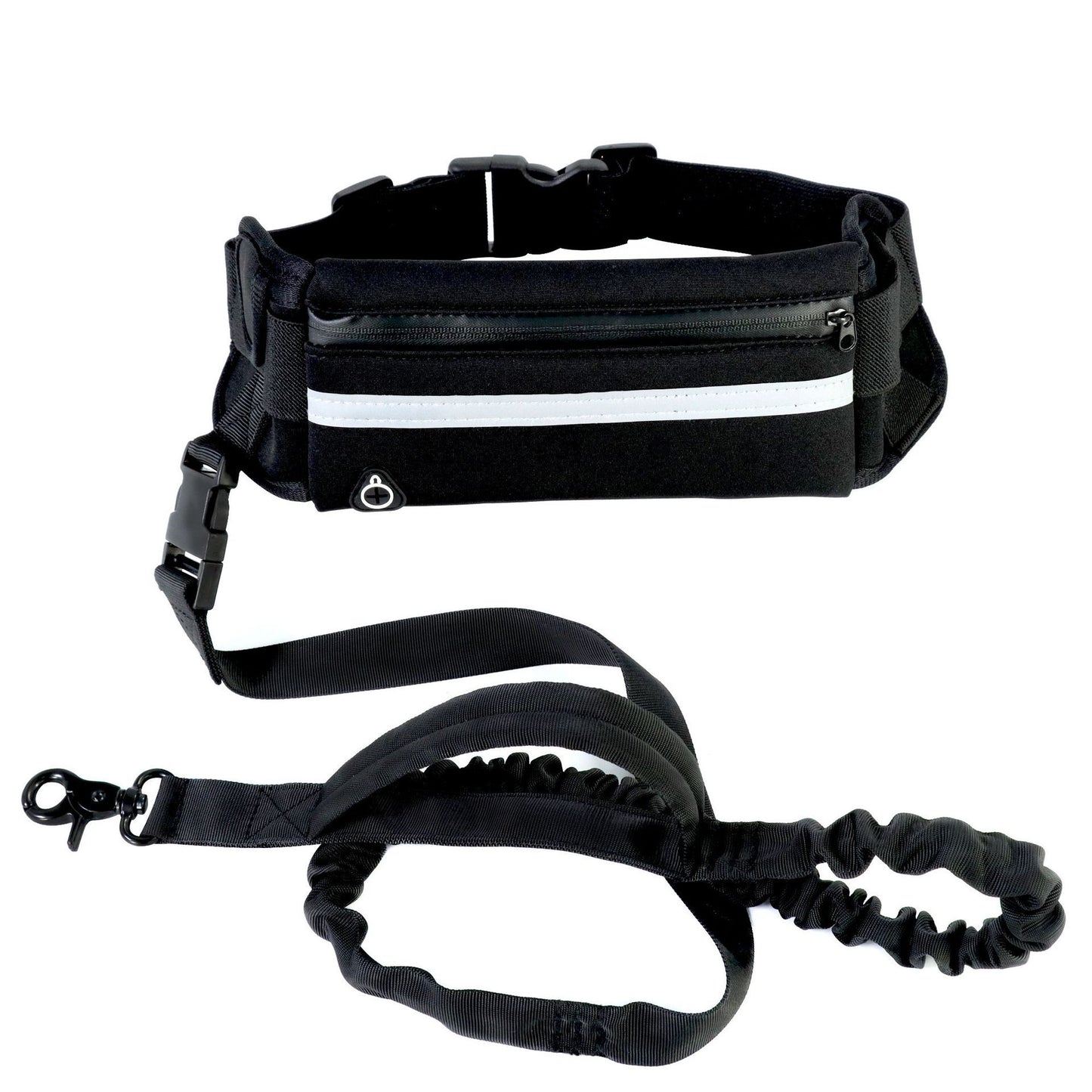 Hands-Free Dog Leash with Bungee, Phone & Bottle Holder - Life Hack Mart