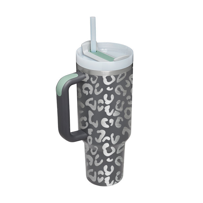 40oz Insulated Tumbler with Handle, Straw, and Lid - Life Hack Mart