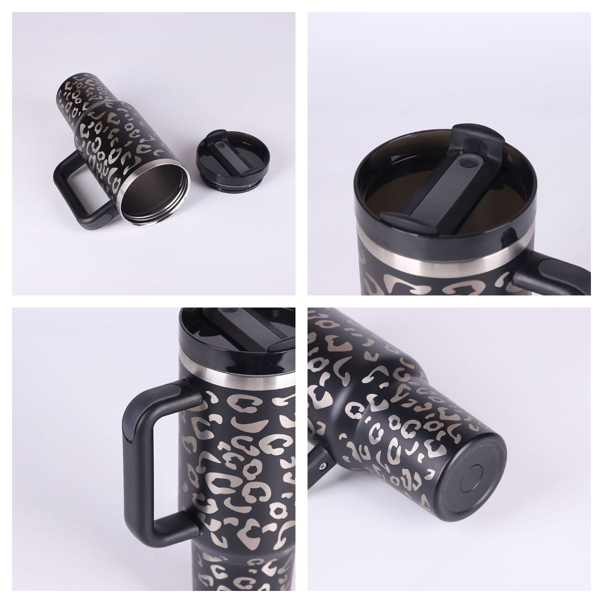 40oz Insulated Tumbler with Handle, Straw, and Lid - Life Hack Mart