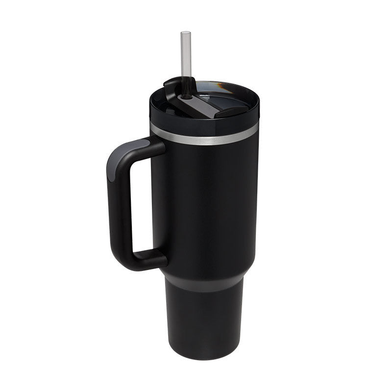 40oz Insulated Tumbler with Handle, Straw, and Lid - Life Hack Mart