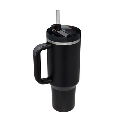 40oz Insulated Tumbler with Handle, Straw, and Lid - Life Hack Mart